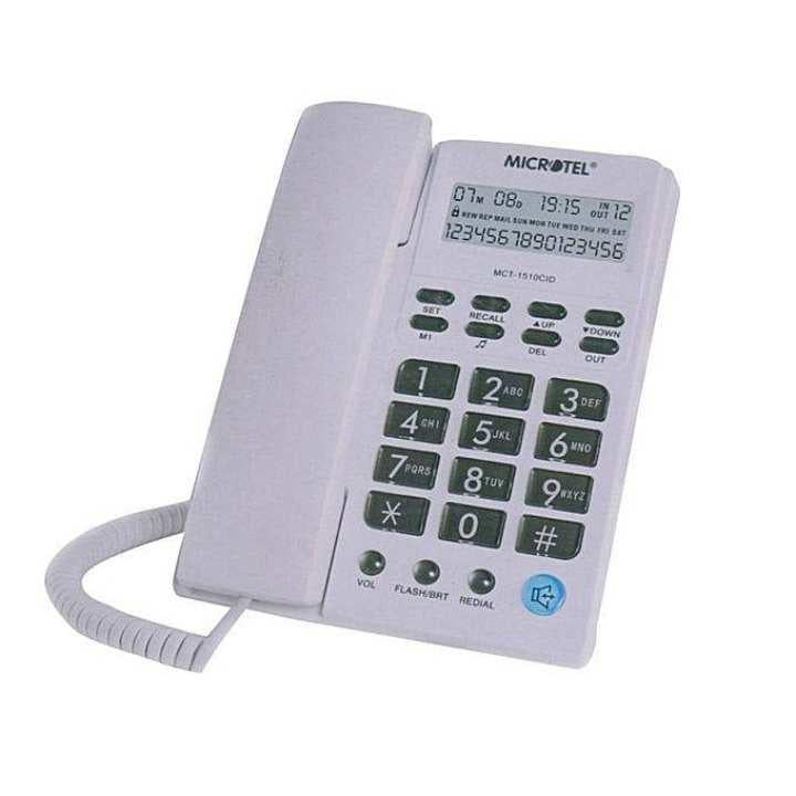 MICROTEL MCT-1510CID CALLER ID CORDED PHONE - LANDLINE