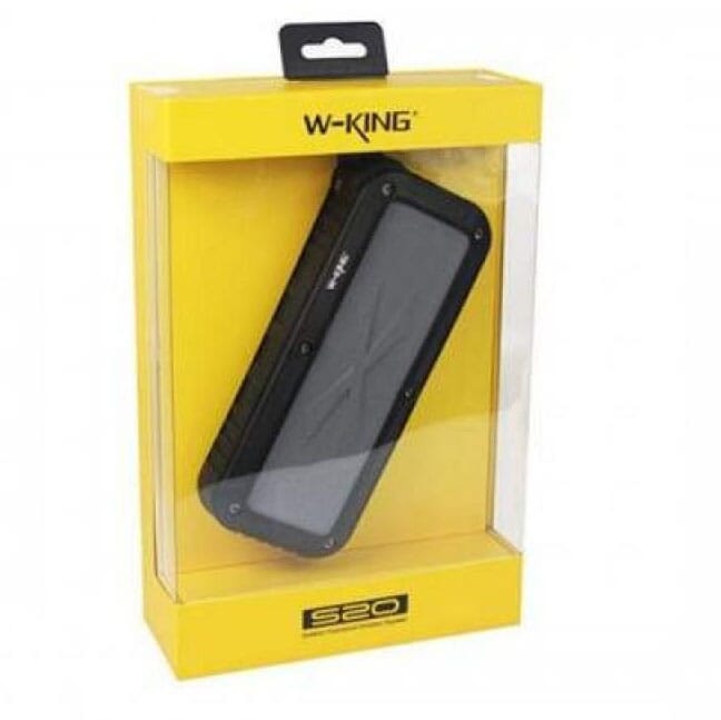 W-KING S20 Portable Waterproof Bluetooth Super Bass Loudspeaker