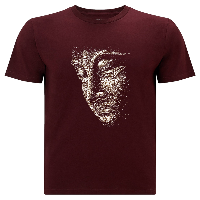 Side View Buddha PrintedT-Shirt For Men