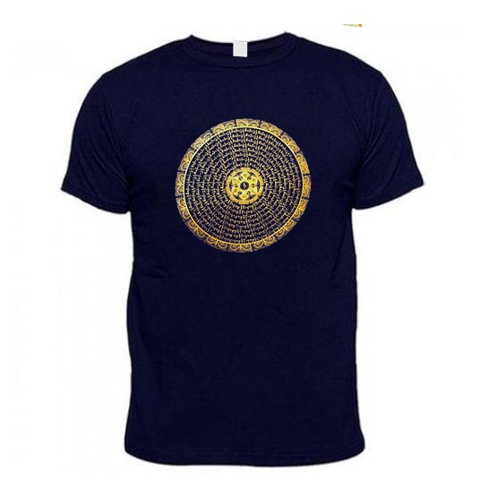 Golden Mandala Printed T-Shirt For Men
