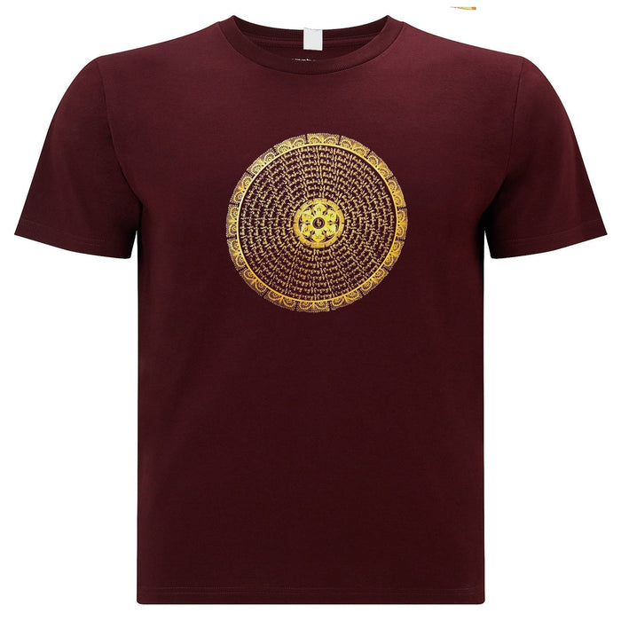 Golden Mandala Printed T-Shirt For Men