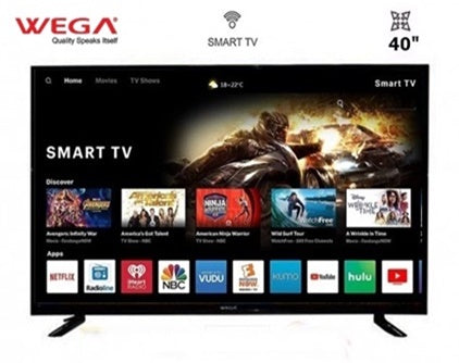 Wega 40 inch Full HD (1920X1080P) Smart Android Wifi TV